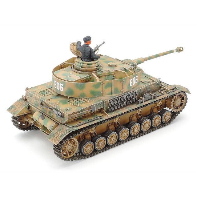 タミヤ 1/35 ドイツ IV号戦車 J型 スケールモデル 35181 ポスト