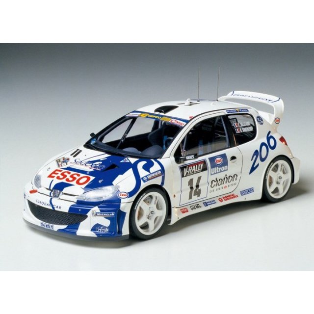 タミヤ 1/24 プジョー 206 WRC スケールモデル 24221 ポスト