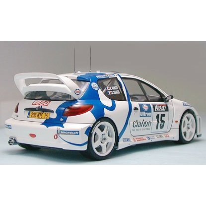 タミヤ 1/24 プジョー 206 WRC スケールモデル 24221 ポスト