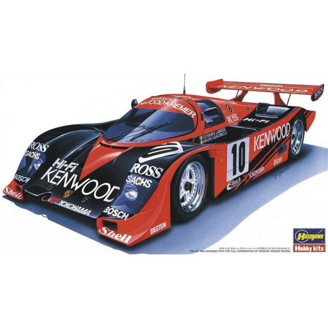 ハセガワ 1/24 ケンウッド クレマー ポルシェ 962C スケールプラモデル