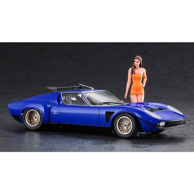 ハセガワ 1/24 ランボルギーニ イオタ SVR w/イタリアンガールズ