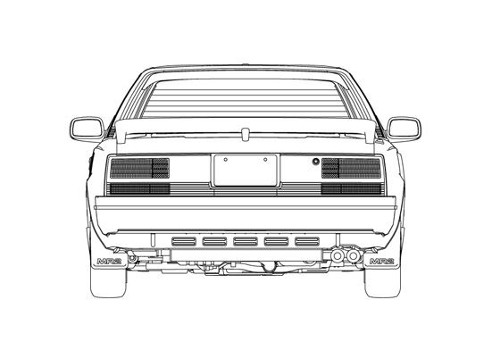 ハセガワ 1/24 トヨタ MR2(AW11) 後期型 G-リミテッド スーパー