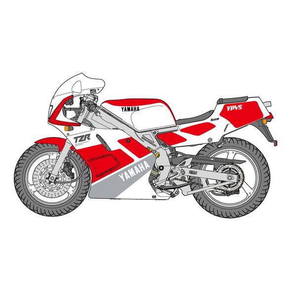 ハセガワ 1/12 ヤマハ TZR250 (3MA) (1989) スケールモデル BK17