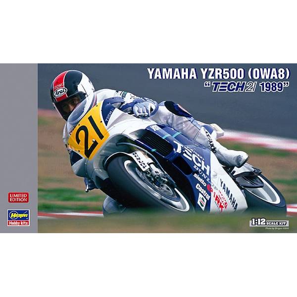 ハセガワ 1/12 ヤマハ YZR500(0WA8)“TECH21 1989” スケールモデル 21708