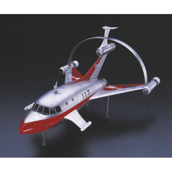 ハセガワ 1/72 ジェット ビートル w/ハイドロジェネード・サブロケット(流星マークピンバッジ付) キャラクタープラモデル 65814