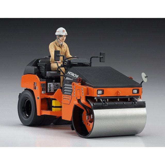 ハセガワ 1/35 日立建機 コンバインド振動ローラー ZC50C-5