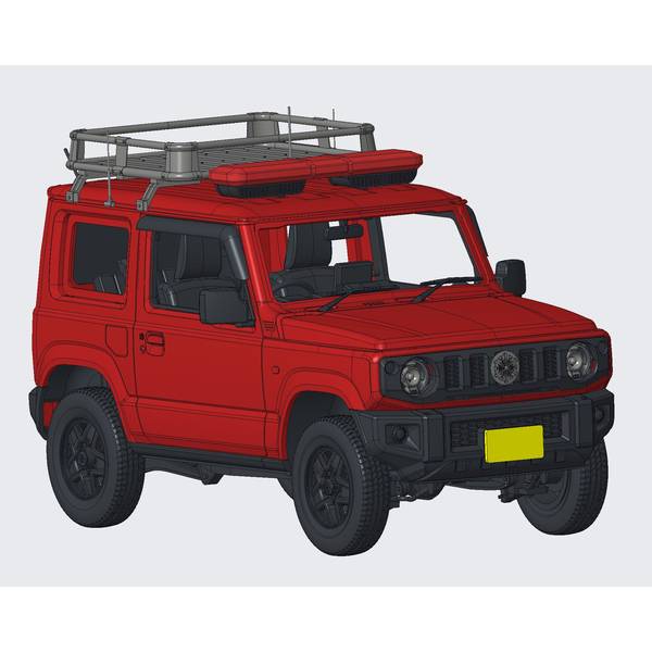 【10月予約】フジミ 1/24 スズキ ジムニー JB64(消防広報車/志太北広報1) スケールモデル ID-185