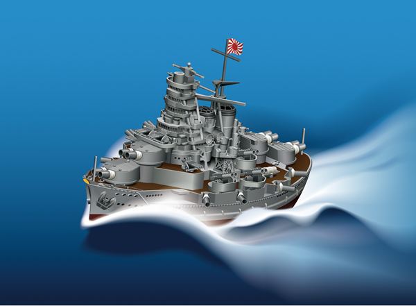 5月予約】フジミ ちび丸艦隊シリーズ No.8ちび丸艦隊 霧島 スケール