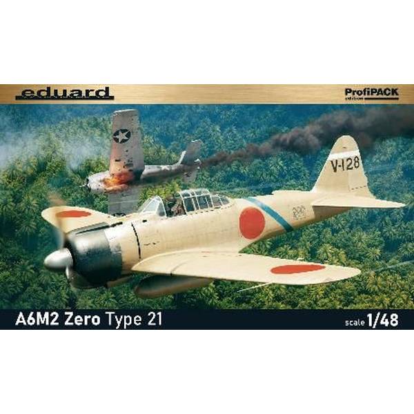 【7月予約】エデュアルド 1/48 A6M2 零式艦上戦闘機二一型 プロフィパック スケールモデル EG82212