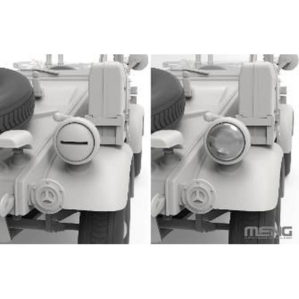 フィギュア プラモデル モンモデル 1/35 ドイツ Pkw.K1 キューベルワーゲン82型(北アフリカ