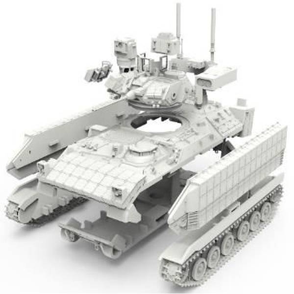 モンモデル 1/72 アメリカ陸軍 M2A3 ブラッドレー BUSK III 歩兵