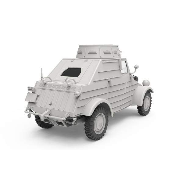 モンモデル 1/35 ドイツ Pkw.K1 キューベルワーゲン823型