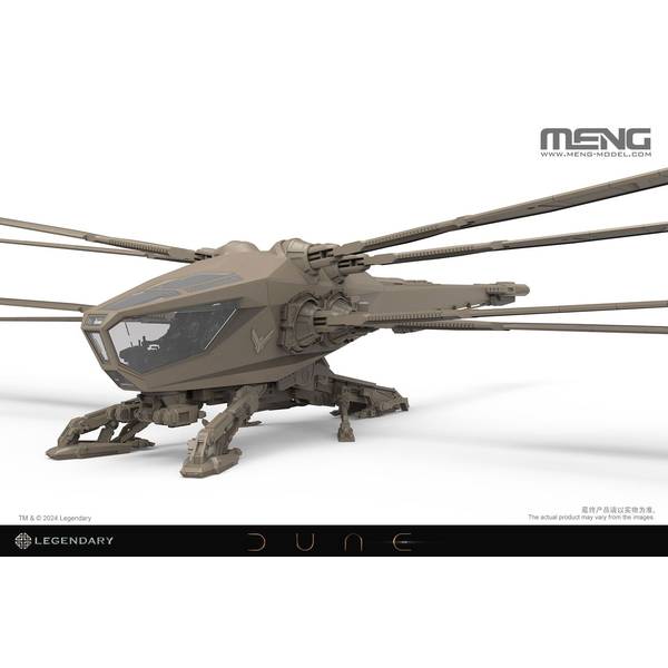 dune砂の惑星7インチ　5体セツト モンモデル 1/72 アトレイデス オーニソプター 「デューン 砂の