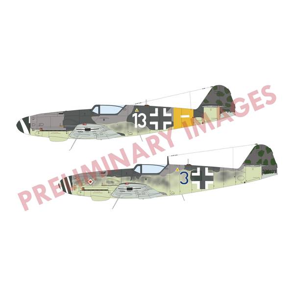 【4月予約】エデュアルド 1/72 リミテッドエディション ”クルフュルスト” Bf109K-4 デュアルコンボ スケールモデル EG2155
