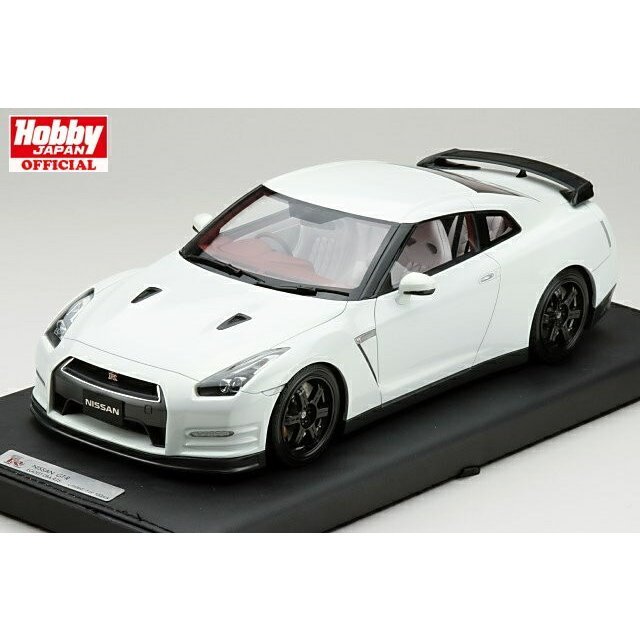 1/18 マーク MARK ニッサン GT-R(R35) エゴイスト 2013年式 アルティメイトパールホワイト 限定100台 (PM1803W)