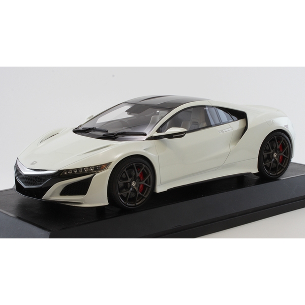 1/18 ホンダ NSX 2016 ホワイト 完成品ミニカー HJ1802W