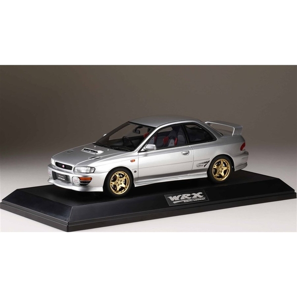 1/18 スバル インプレッサ WRX R STi 4 GC8 '97 シルバー 完成品ミニカー HJ1812ES