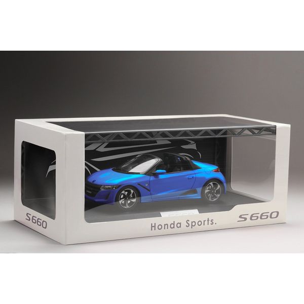 S660 青色 1/43スケール ミニカーショップグローバル - 1/43 ホンダ