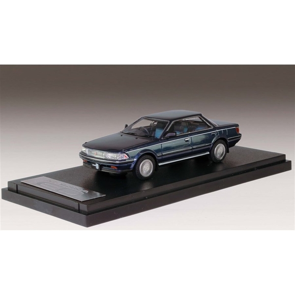 1/43 トヨタ カリーナED 2.0X 1987 ブラッキッシュブルーマイカメタリック 完成品ミニカー PM43110XBL
