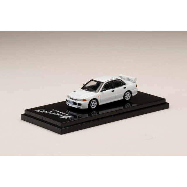 ホビージャパン 1/64 ミツビシ ランサー RS エボリューション III CE9A カスタムバージョン スコーティアホワイト 完成品ミニカー HJ641010RW