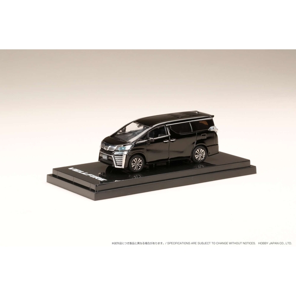1/64 トヨタ ヴェルファイア H30W Z "G" エディション 2.5L ブラック 完成品ミニカー HJ642028BK