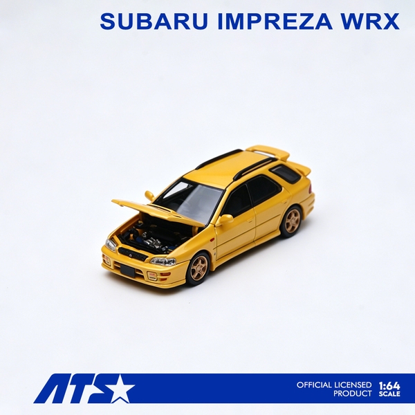 10月予約】1/64 スバル インプレッサ WRX パールイエロー 完成品
