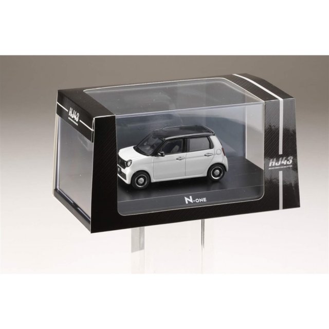 ホビージャパン 1/43 ホンダ N-ONE 2020 ホワイト/ブラック 完成品