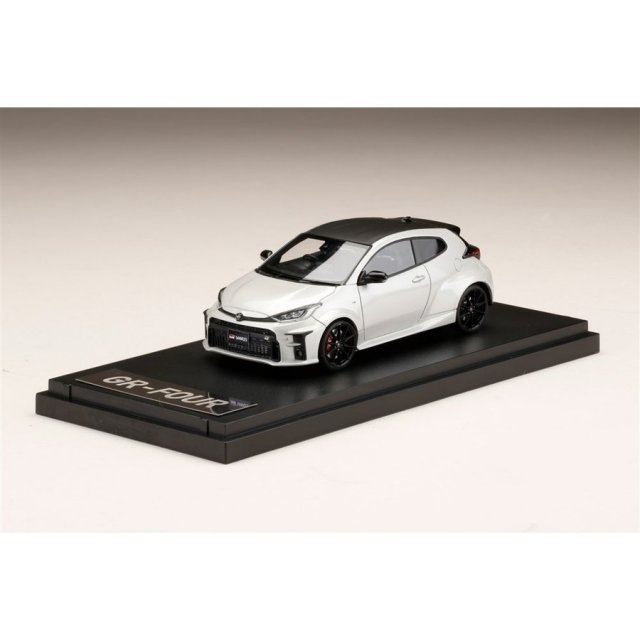 MARK43 1/43 トヨタ GRヤリス 1st Edition RZ""High-performance"" プラチナホワイトパールマイカ 完成品ミニカー PM43145PW