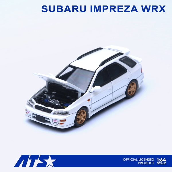 10月予約】1/64 スバル インプレッサ WRX パールホワイト 完成品