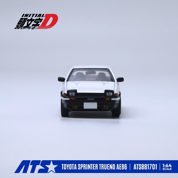 【ふわふわ】1/64 橙ケンメリ & 銀ハコスカ & 白黒トレノ 11月予約】1/64 トヨタ スプリンタートレノ AE86 ホワイト 完成品
