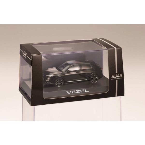 ホンダ ヴェゼル 1/43 クリスタルブラック ミニカー ホビージャパン