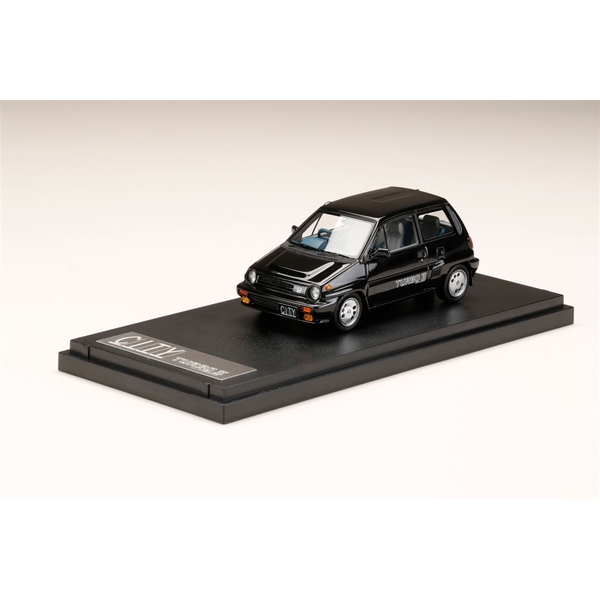 1/43 ホンダ シティ ターボII 純正オプションホイールブラック カスタム 完成品ミニカー PM43139ABK