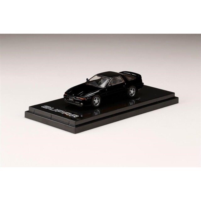 ホビージャパン 1/64 トヨタ スープラ A70 2.5GT ツインターボ R ブラック 完成品ミニカー HJ641026RBK