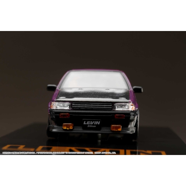 ホビージャパン 1/64 トヨタ カローラ レビン 2ドア AE86 カーボン