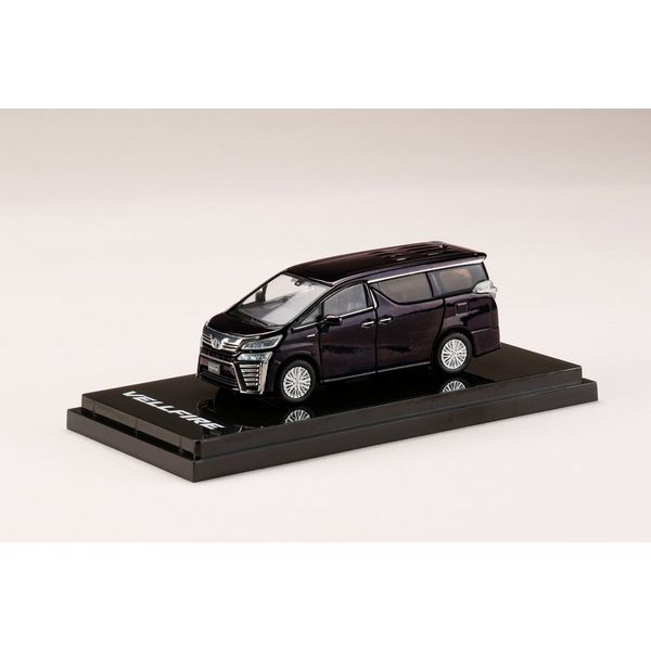 ホビージャパン 1/64 トヨタ ヴェルファイア H30W ハイブリッド Bブラッククリスタルシャイングラスフレーク 完成品ミニカー HJ641028HBKC