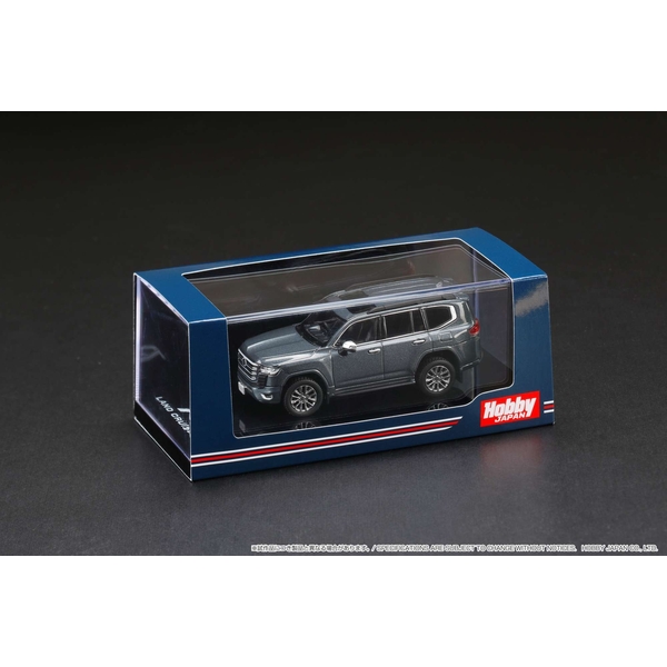 ミニカー グレー ホビージャパン 1/64 トヨタ ランドクルーザー JA300W ZX
