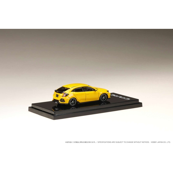 1/64 ホンダ シビック ハッチバック FK7 2020 イエロー カスタムカラー
