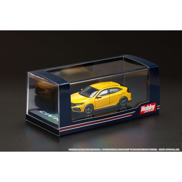 1/64 ホンダ シビック ハッチバック FK7 2020 イエロー カスタムカラー