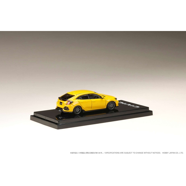 1/64 ホンダ シビック ハッチバック FK7 2020 カスタムバージョン イエロー カスタムカラー