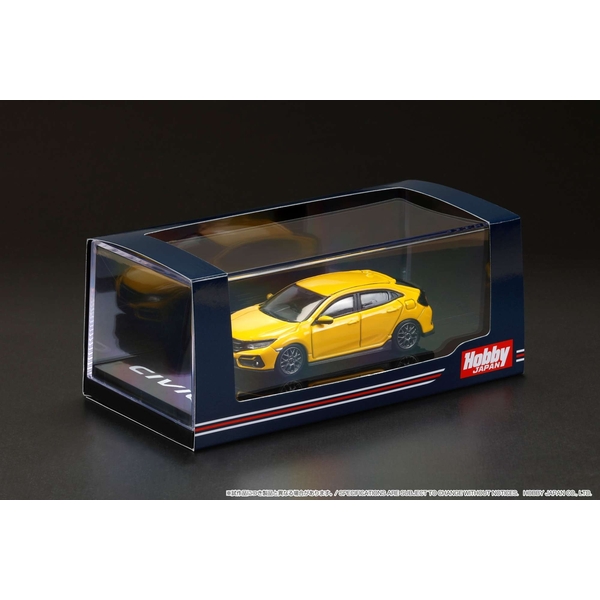 1/64 ホンダ シビック ハッチバック FK7 2020 カスタムバージョン イエロー カスタムカラー