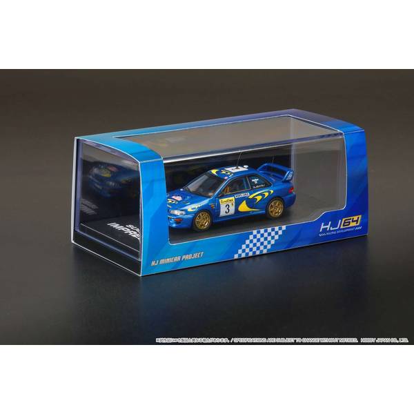 ホビージャパン 1/64 スバル インプレッサ WRC No.3 555スバル 1997