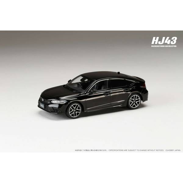1/43 ホンダ シビック FL1 LX クリスタルブラックパール 完成品ミニカー HJ432003BK