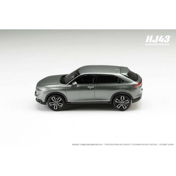 ホビージャパン ホンダ ヴェゼル HJ432002GM ミニカー グレー ホビージャパン 1/43 ホンダ ヴェゼル e:HEV Z メテオロイド