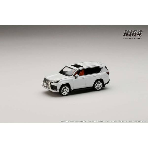 ホビージャパン 1/64 レクサス LX600 EXECUTIVE ソニッククォーツ 完成品ミニカー HJ641061W