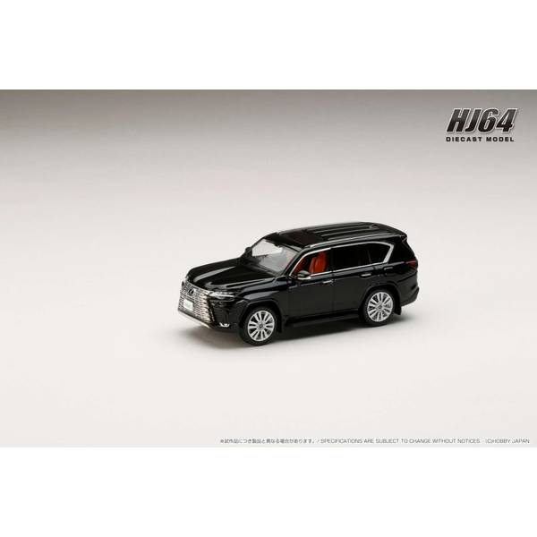 【2月予約】ホビージャパン 1/64 レクサス LX600 EXECUTIVE ブラック 完成品ミニカー HJ641061BK