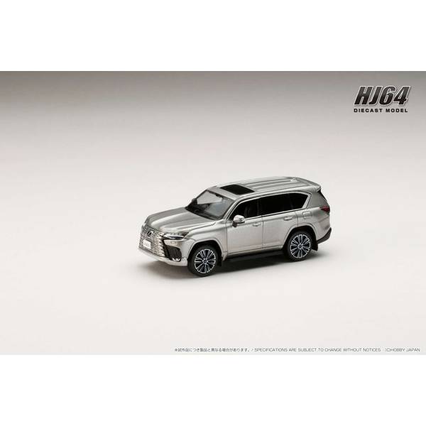 ホビージャパン 1/64 レクサス LX600 ソニックチタニウム 完成品ミニカー HJ642061T
