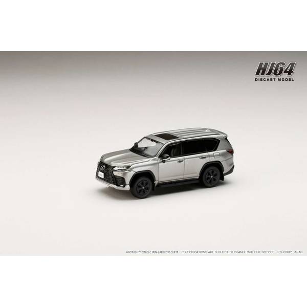 ホビージャパン 1/64 レクサス LX600 OFFROAD ソニックチタニウム 完成品ミニカー HJ643061T