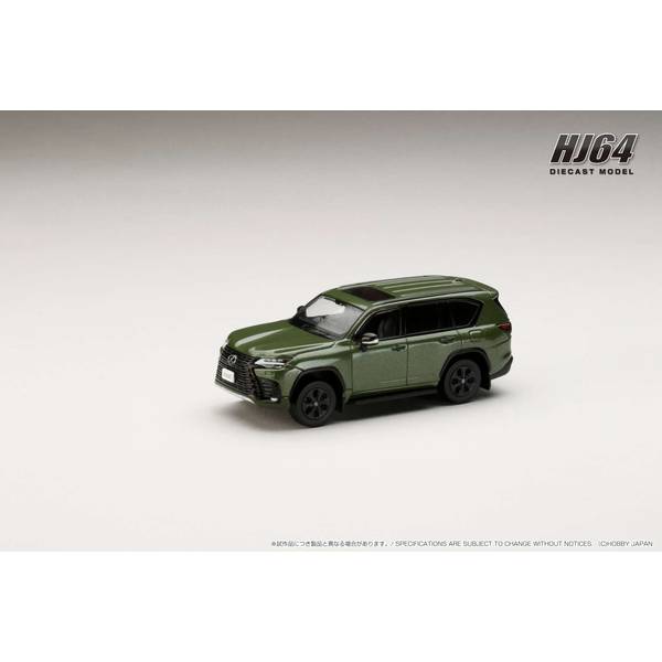 ホビージャパン 1/64 レクサス LX600 OFFROAD テレーンカーキマイカメタリック 完成品ミニカー HJ643061GR