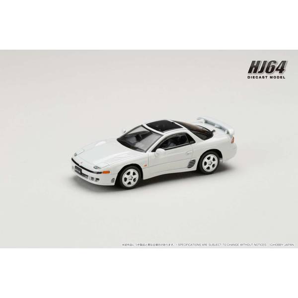 ホビージャパン 1/64 ミツビシ GTO ツインターボ グラストップ ミスティホワイトパール 完成品ミニカー HJ643065W