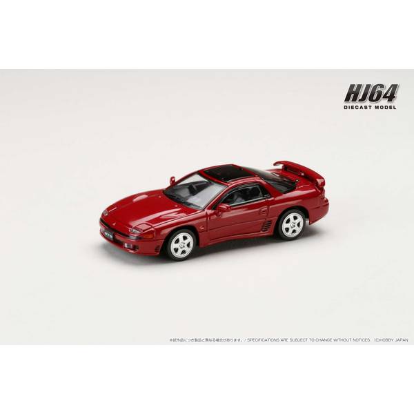 ホビージャパン 1/64 ミツビシ GTO ツインターボ グラストップ クタニレッドパール 完成品ミニカー HJ643065RM